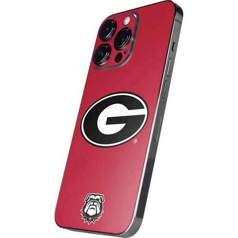 University of Georgia Logo Red iPhone 14 Pro Max Skin