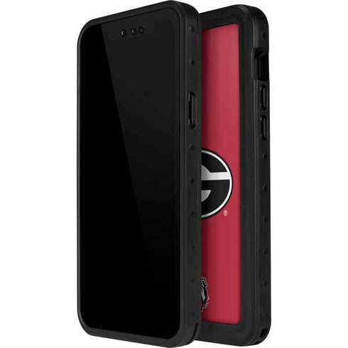 University of Georgia Logo Red iPhone 14 Pro Max Waterproof Case