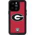 University of Georgia Logo Red iPhone 14 Pro Waterproof Case