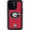 University of Georgia Logo Red iPhone 15 Pro Waterproof Case