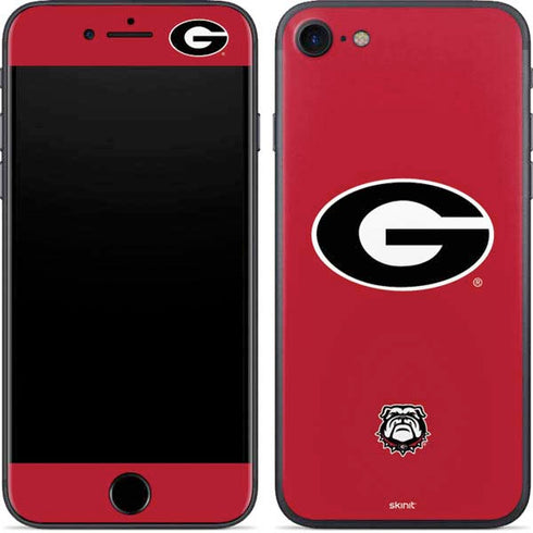 University of Georgia Logo Red iPhone 8 Skin