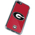 University of Georgia Logo Red iPhone SE (2nd & 3rd Gen) Clear Case