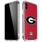 University of Georgia Logo Red iPhone XS Max Clear Case