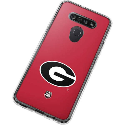 University of Georgia Logo Red LG K51/Q51 Clear Case