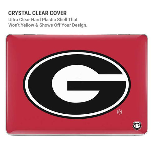University of Georgia Logo Red MacBook Air 13in M1 (2021) Case plus Skin