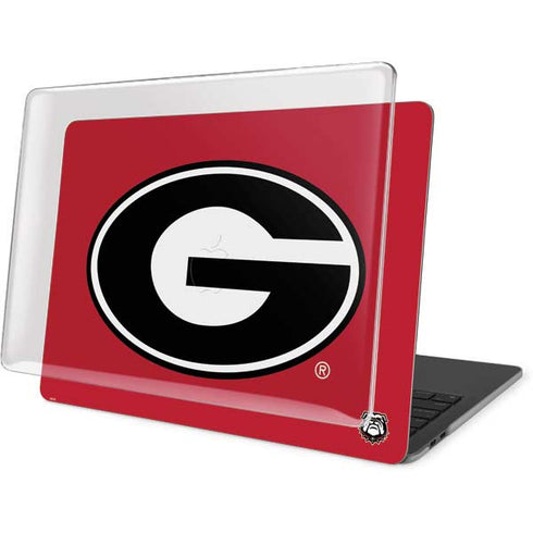 University of Georgia Logo Red MacBook Pro 16in (2019-20) Case plus Skin