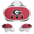 University of Georgia Logo Red Meta Quest 3 Skin