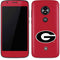 University of Georgia Logo Red Moto E5 Play Skin