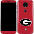 University of Georgia Logo Red Moto E5 Plus Skin