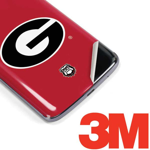 University of Georgia Logo Red Moto E5 Plus Skin
