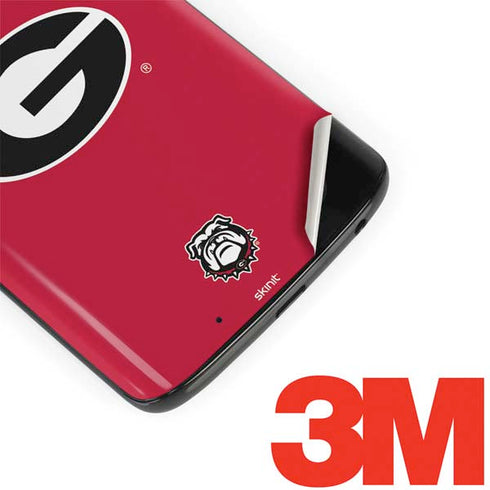 University of Georgia Logo Red Moto G6 Skin