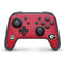 University of Georgia Logo Red Nintendo Switch Pro Controller Skin