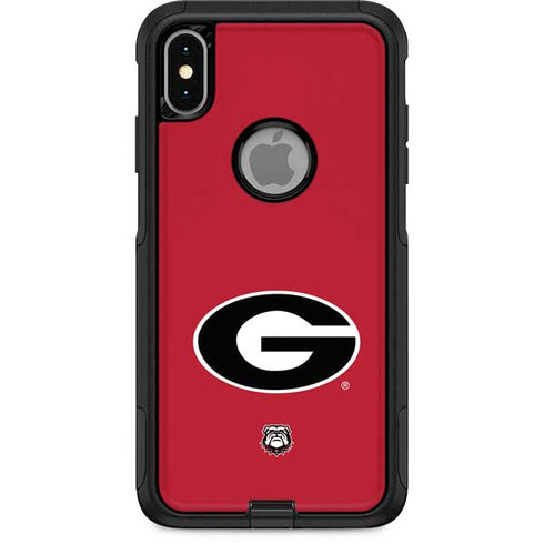 University of Georgia Logo Red Otterbox Commuter iPhone Skin