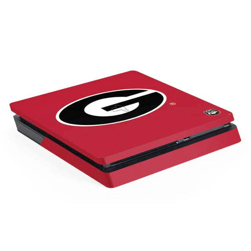 University of Georgia Logo Red PS4 Slim Skin