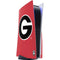 University of Georgia Logo Red PS5 Console Skin
