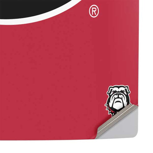 University of Georgia Logo Red PS5 Console Skin