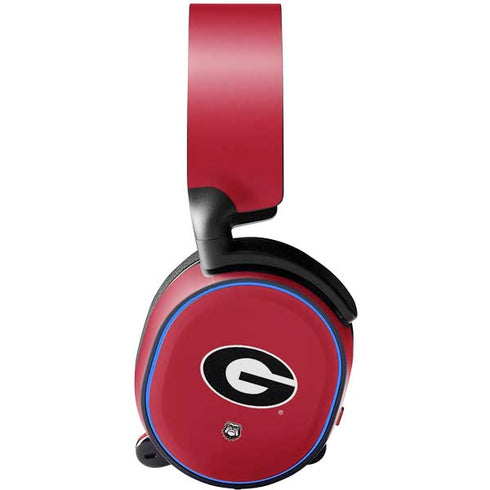 University of Georgia Logo Red SteelSeries Arctis 3 Skin