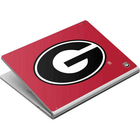 University of Georgia Logo Red Surface Book Skin