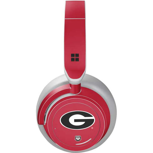 University of Georgia Logo Red Surface Headphones Skin
