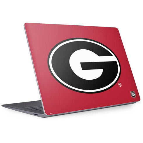 University of Georgia Logo Red Surface Laptop 3 13.5in Skin