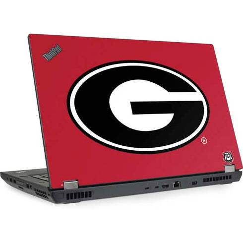 University of Georgia Logo Red Lenovo ThinkPad Skin