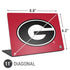 University of Georgia Logo Red Universal Laptop 11in (8.8 x 6.2in) Skin
