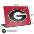 University of Georgia Logo Red Universal Laptop 17in (13.8 x 10in) Skin
