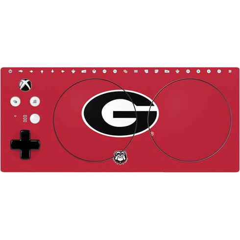 University of Georgia Logo Red Xbox Adaptive Controller Skin