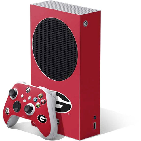 University of Georgia Logo Red Xbox Series S Bundle Skin