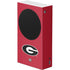University of Georgia Logo Red Xbox Series S Console Skin