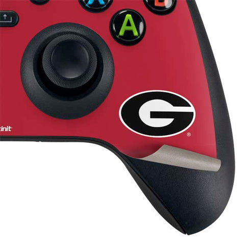 University of Georgia Logo Red Xbox Series X Controller Skin