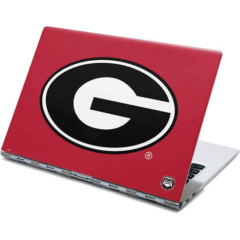 University of Georgia Logo Red Yoga 910 2-in-1 14in Touch-Screen Skin