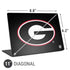 University of Georgia Logo Universal Laptop 11in (8.8 x 6.2in) Skin