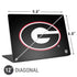 University of Georgia Logo Universal Laptop 12in (9.8 x 6.8in) Skin