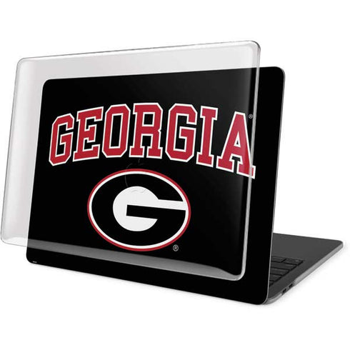 University of Georgia Collegiate Text MacBook Pro 15in (2016-19) Case plus Skin