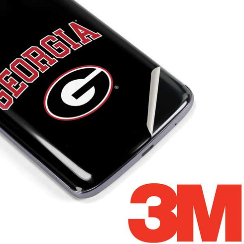 University of Georgia Collegiate Text Moto E5 Plus Skin