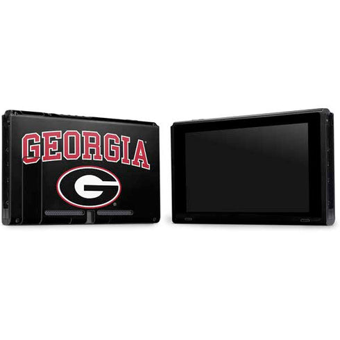 University of Georgia Collegiate Text Nintendo Switch Bundle Skin