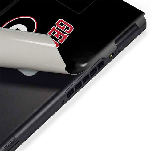 University of Georgia Collegiate Text Nintendo Switch Bundle Skin