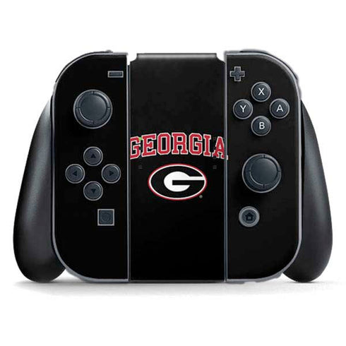 University of Georgia Collegiate Text Nintendo Switch (2017-2021) Joy-Con Controller Skin