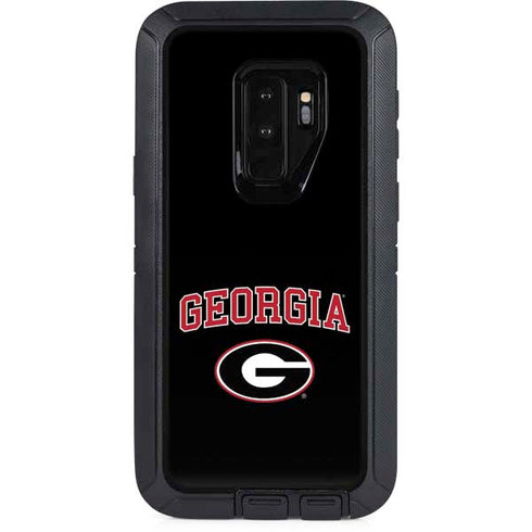 University of Georgia Collegiate Text Otterbox Defender Galaxy Skin