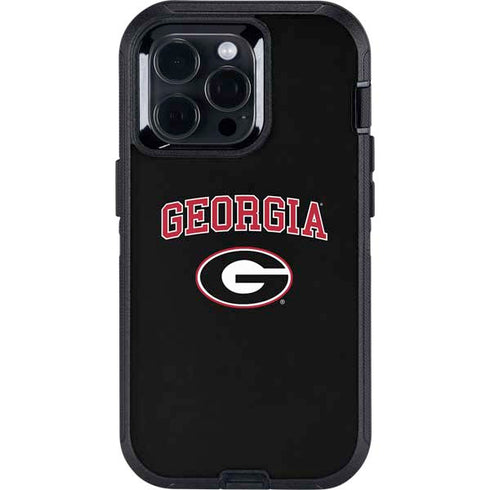 University of Georgia Collegiate Text Otterbox Defender iPhone Skin
