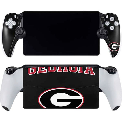 University of Georgia Collegiate Text PlayStation Portal Remote Player Skin