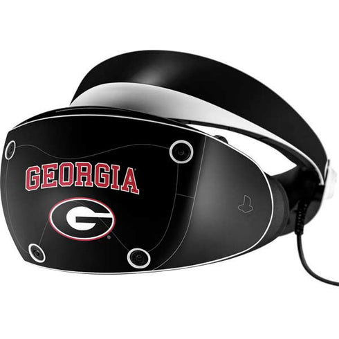 University of Georgia Collegiate Text PlayStation VR2 Skin