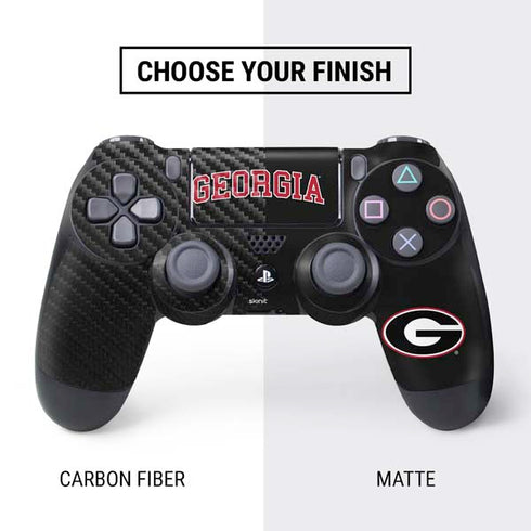 University of Georgia Collegiate Text PS4 Pro/Slim Controller Skin