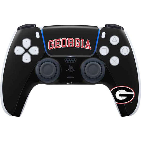 University of Georgia Collegiate Text PS5 Controller Skin