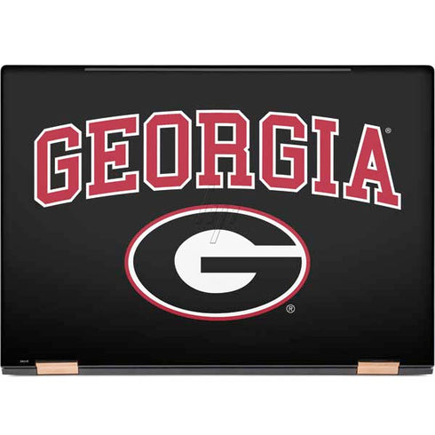 University of Georgia Collegiate Text HP Spectre Skin