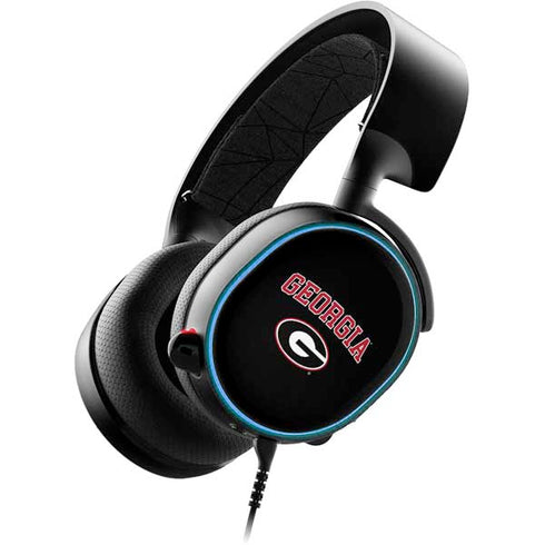 University of Georgia Collegiate Text SteelSeries Arctis 3 Skin