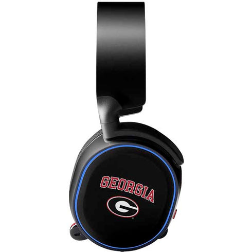 University of Georgia Collegiate Text SteelSeries Arctis 5 Skin