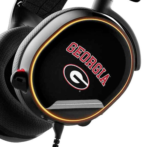 University of Georgia Collegiate Text SteelSeries Arctis 5 Skin