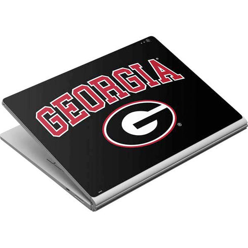 University of Georgia Collegiate Text Surface Book Skin